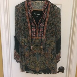 Soft Surroundings Multicolor Patterned Tunic